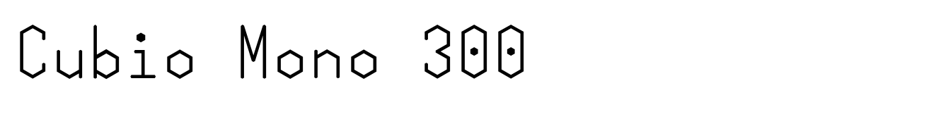 Cubio Mono 300